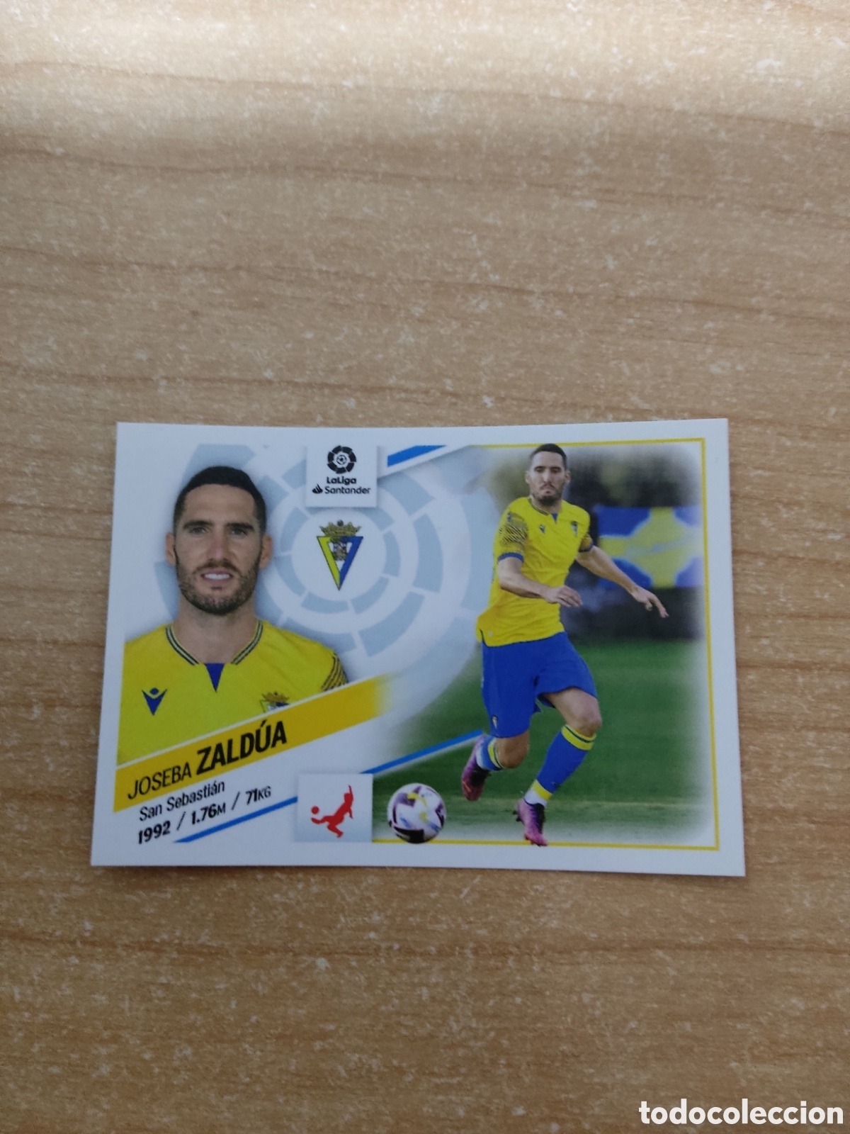 Cromos de f&uacute;tbol: 10 JOSEBA ZALDUA ULTIMO FICHAJE CADIZ LIGA ESTE 2022 2023