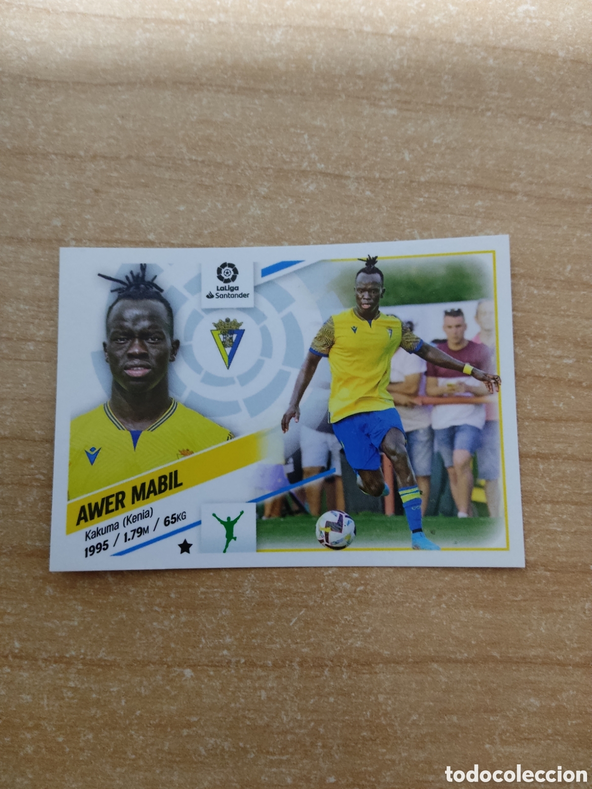 Cromos de f&uacute;tbol: 16 AWER MABIL ULTIMO FICHAJE CADIZ LIGA ESTE 2022 2023
