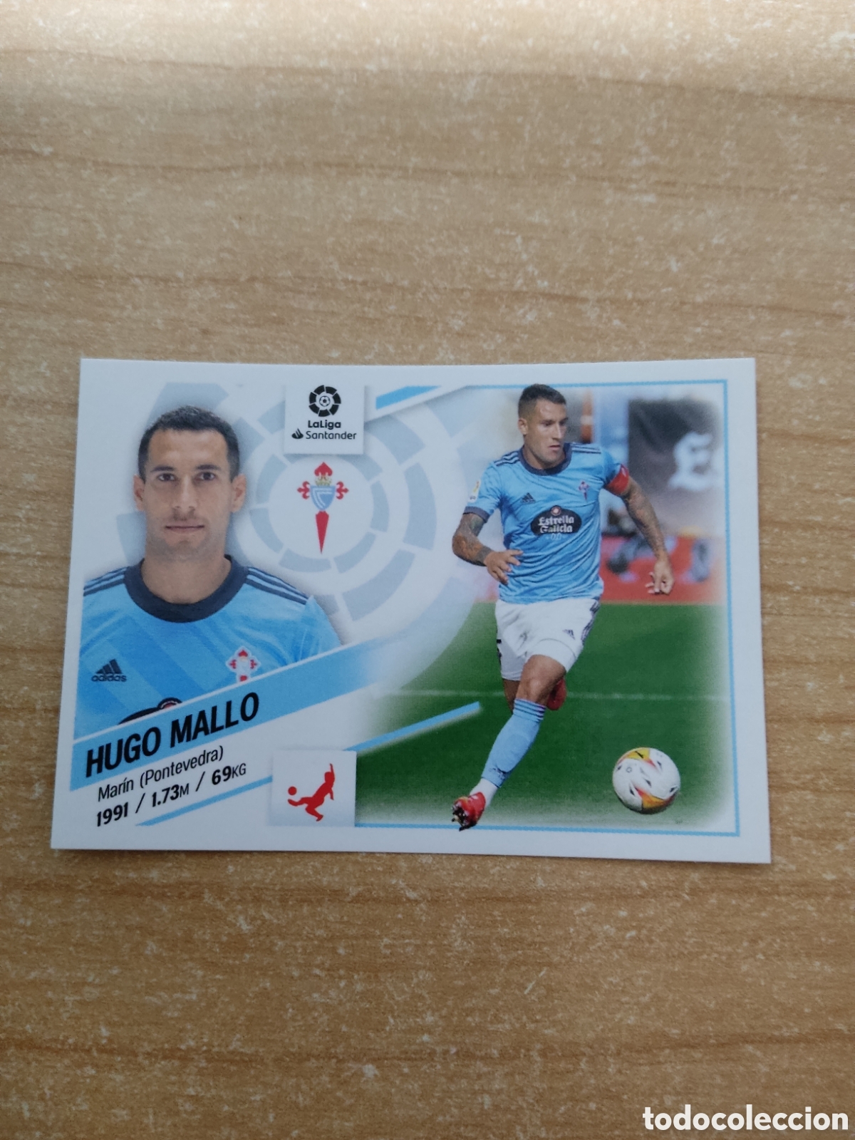 Cromos de f&uacute;tbol: 5 HUGO MALLO CELTA VIGO LIGA ESTE 2022 2023