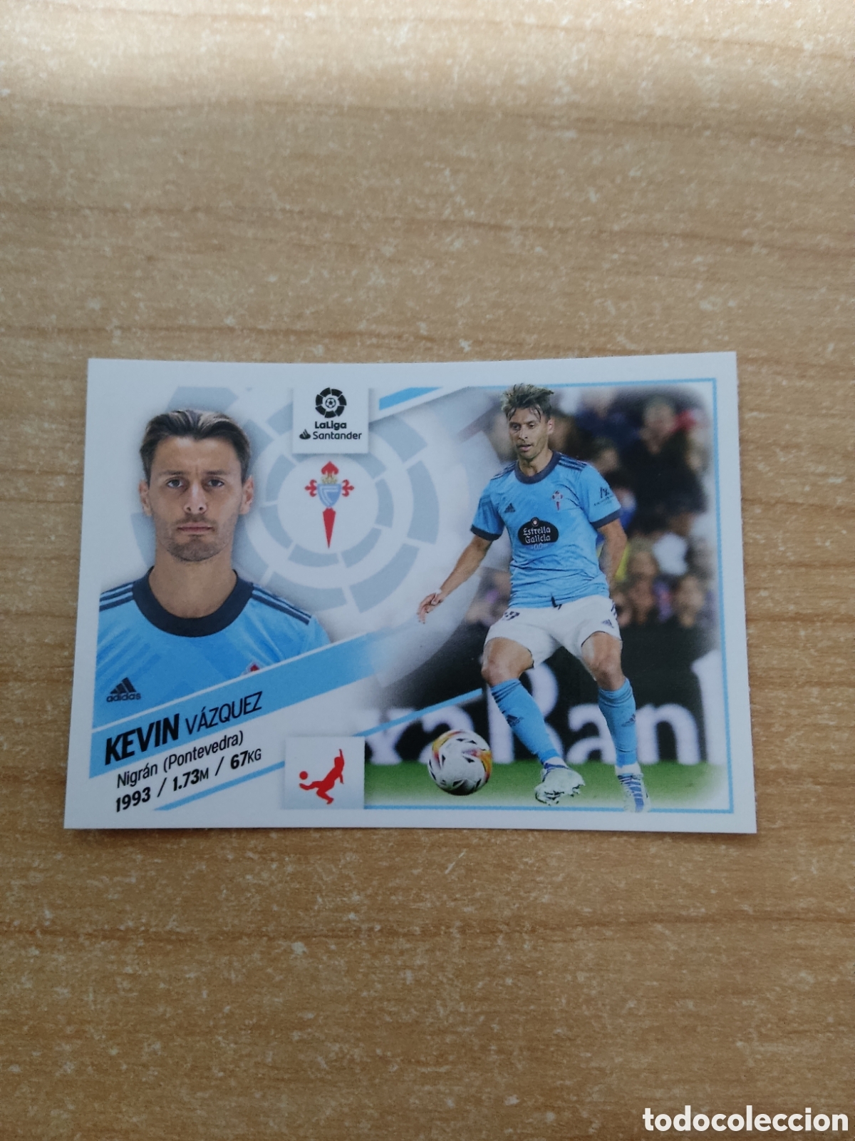 Cromos de f&uacute;tbol: 6 KEVIN VAZQUEZ CELTA VIGO LIGA ESTE 2022 2023