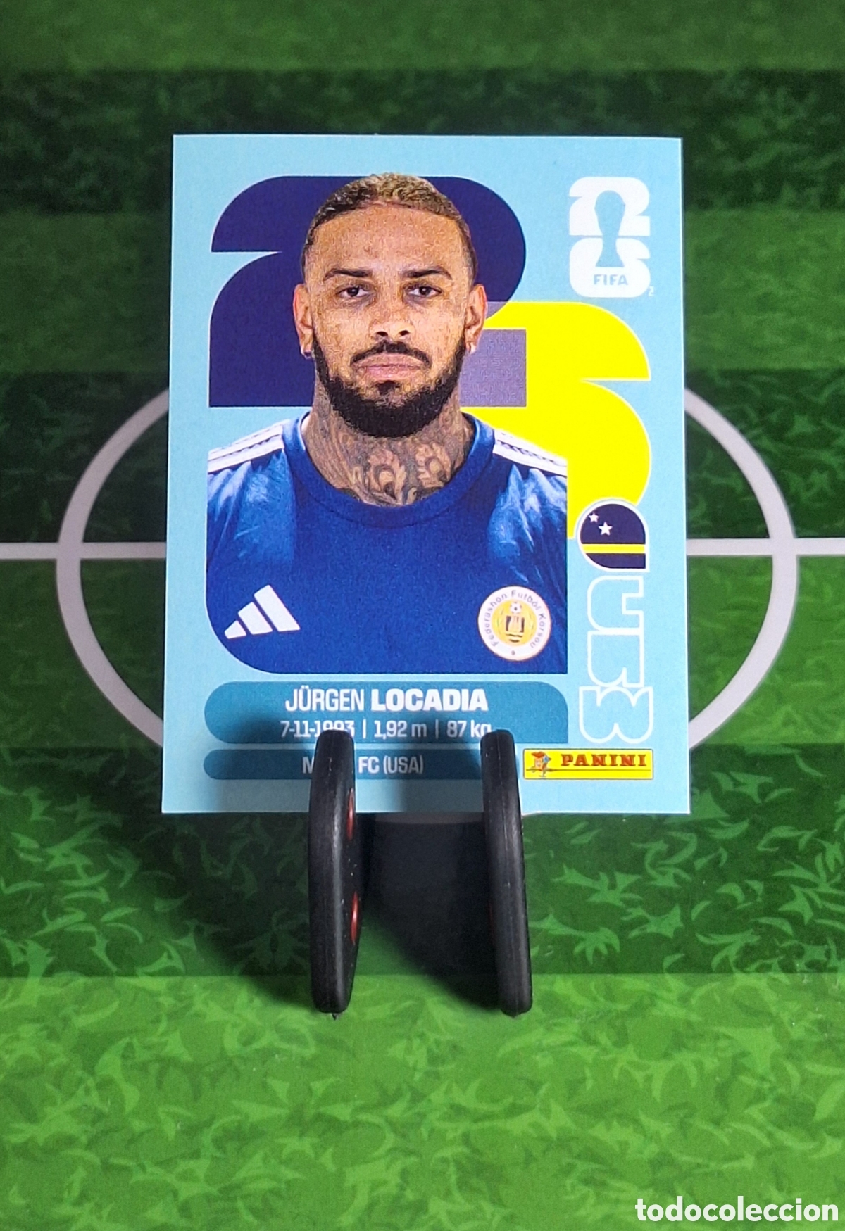 Cromos de f&uacute;tbol: J&Uuml;RGEN LOCADIA #CUW 17 MUNDIAL 2026