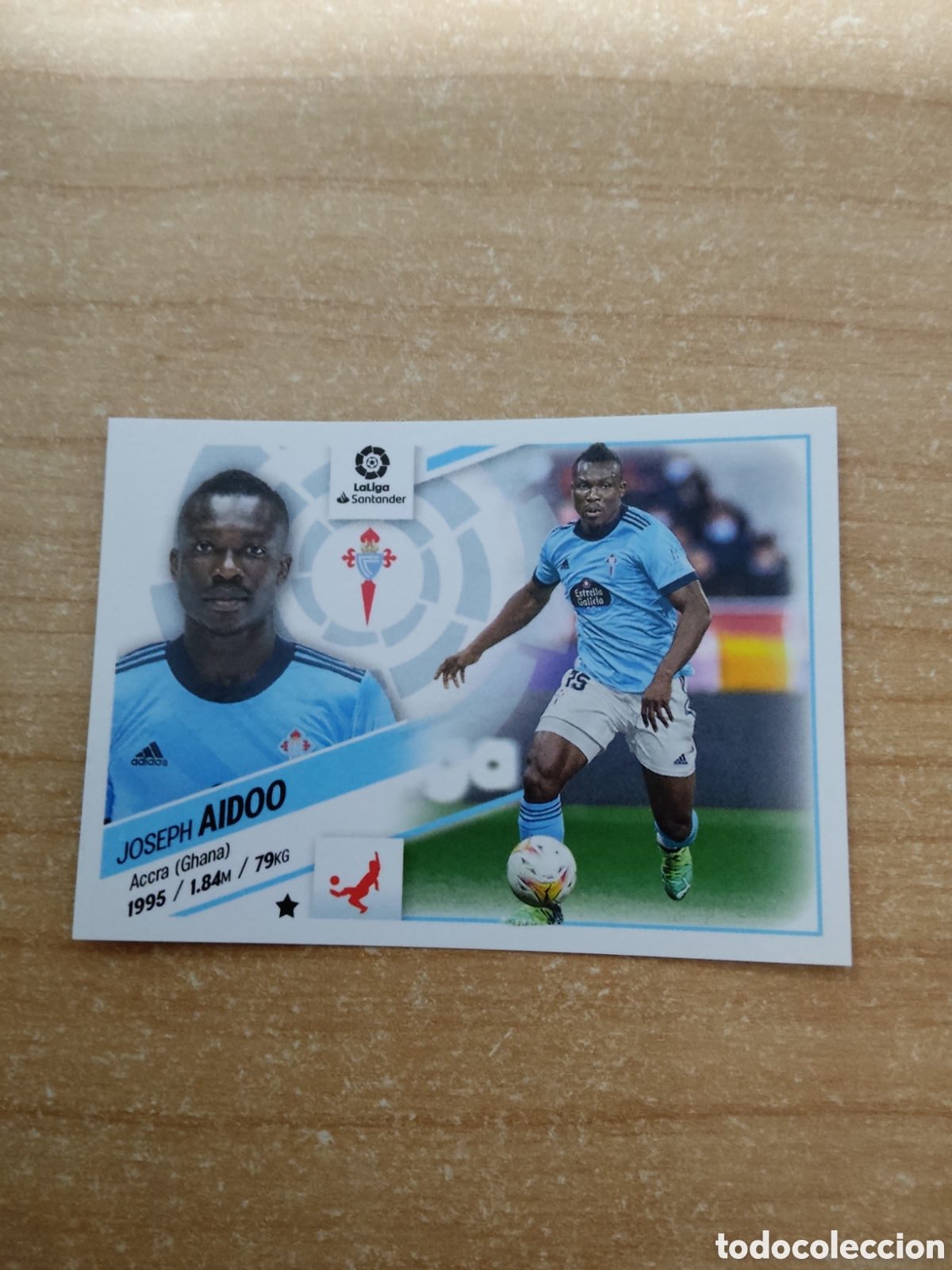 Cromos de f&uacute;tbol: 7 JOSEPH AIDOO CELTA VIGO LIGA ESTE 2022 2023