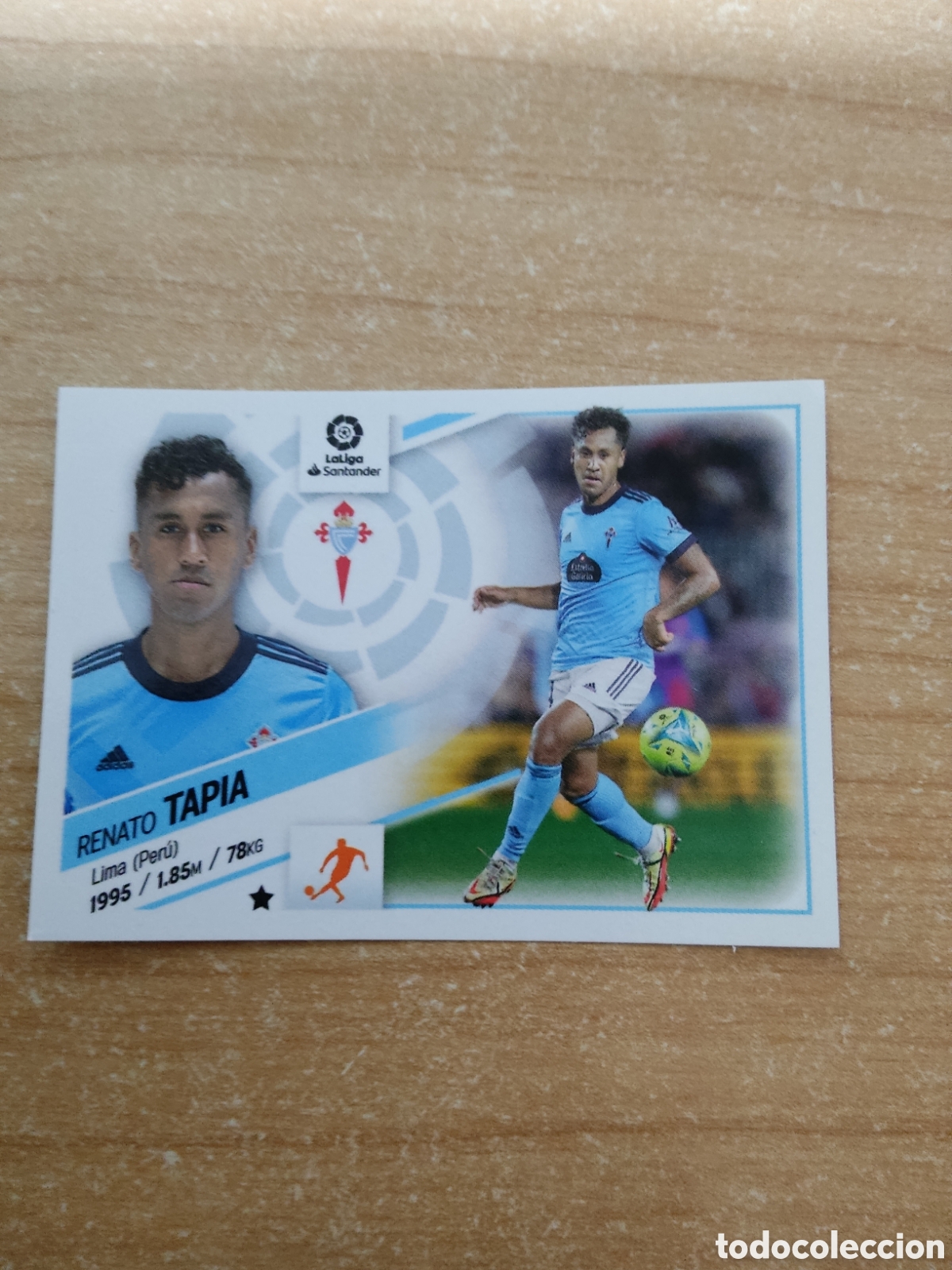 Cromos de f&uacute;tbol: 14 RENATO TAPIA CELTA VIGO LIGA ESTE 2022 2023