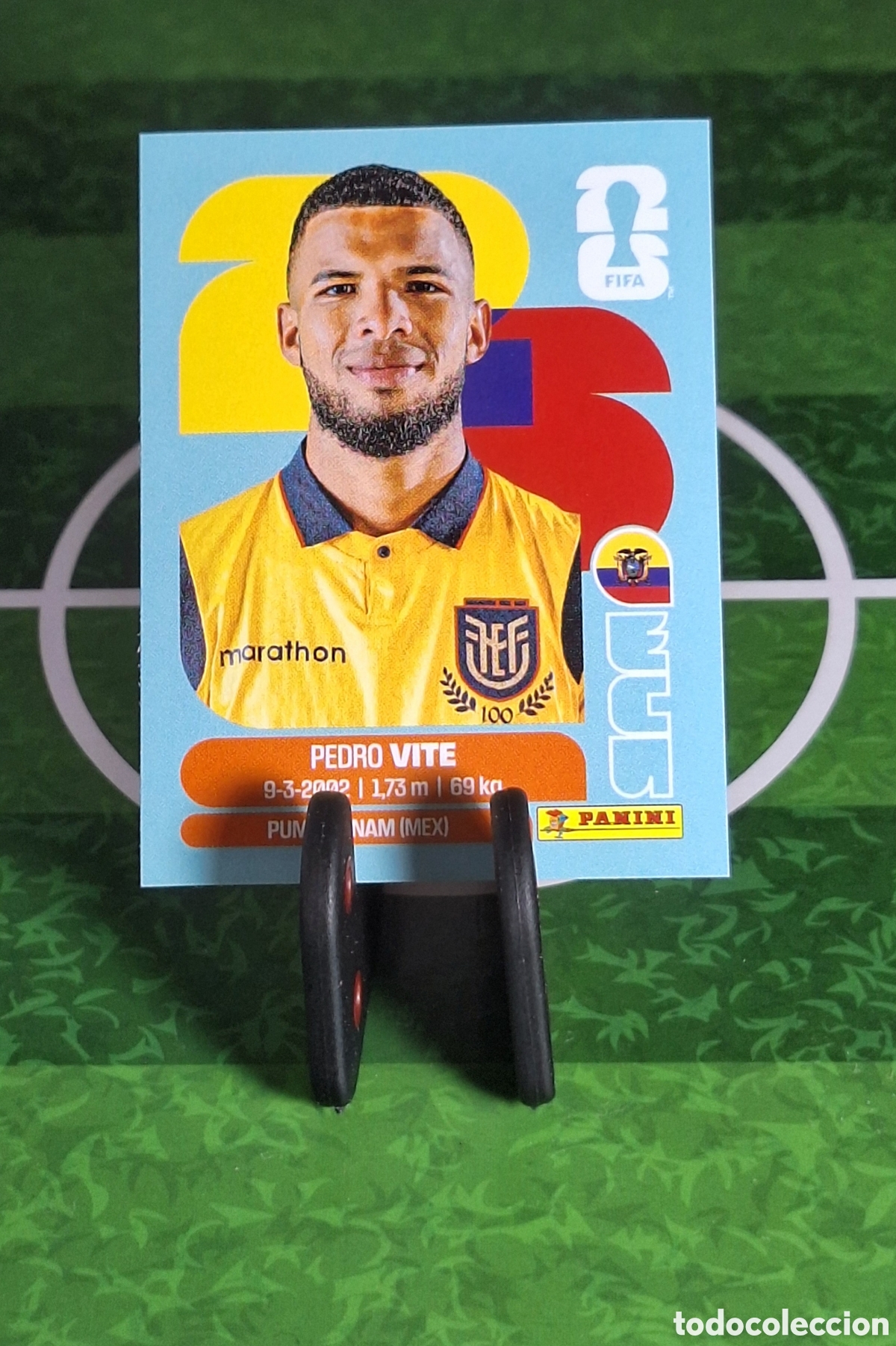 Cromos de f&uacute;tbol: PEDRO VITE #ECU 12 MUNDIAL 2026