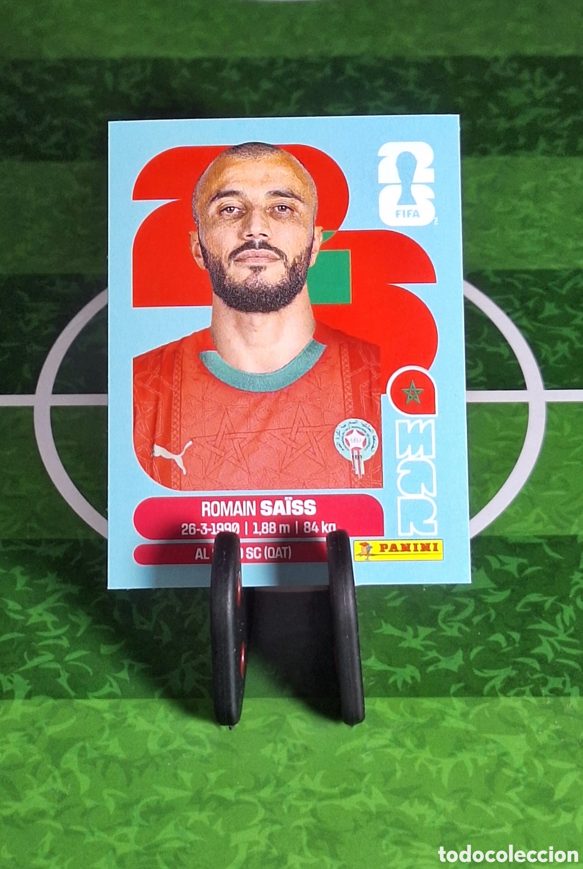 Cromos de f&uacute;tbol: ROMAIN SA&Iuml;SS #MAR 7 MUNDIAL 2026