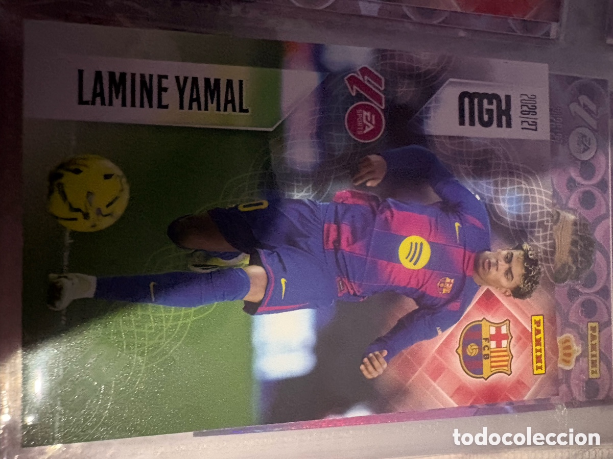 Cromos de f&uacute;tbol: Lamine yamal megacracks 2026-2027