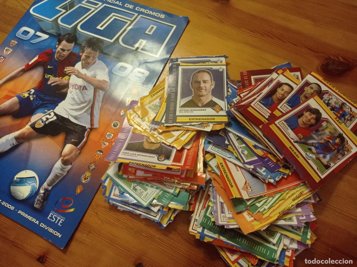 Cromos de f&uacute;tbol: Lote 250 Cromos Este Liga 2007-08