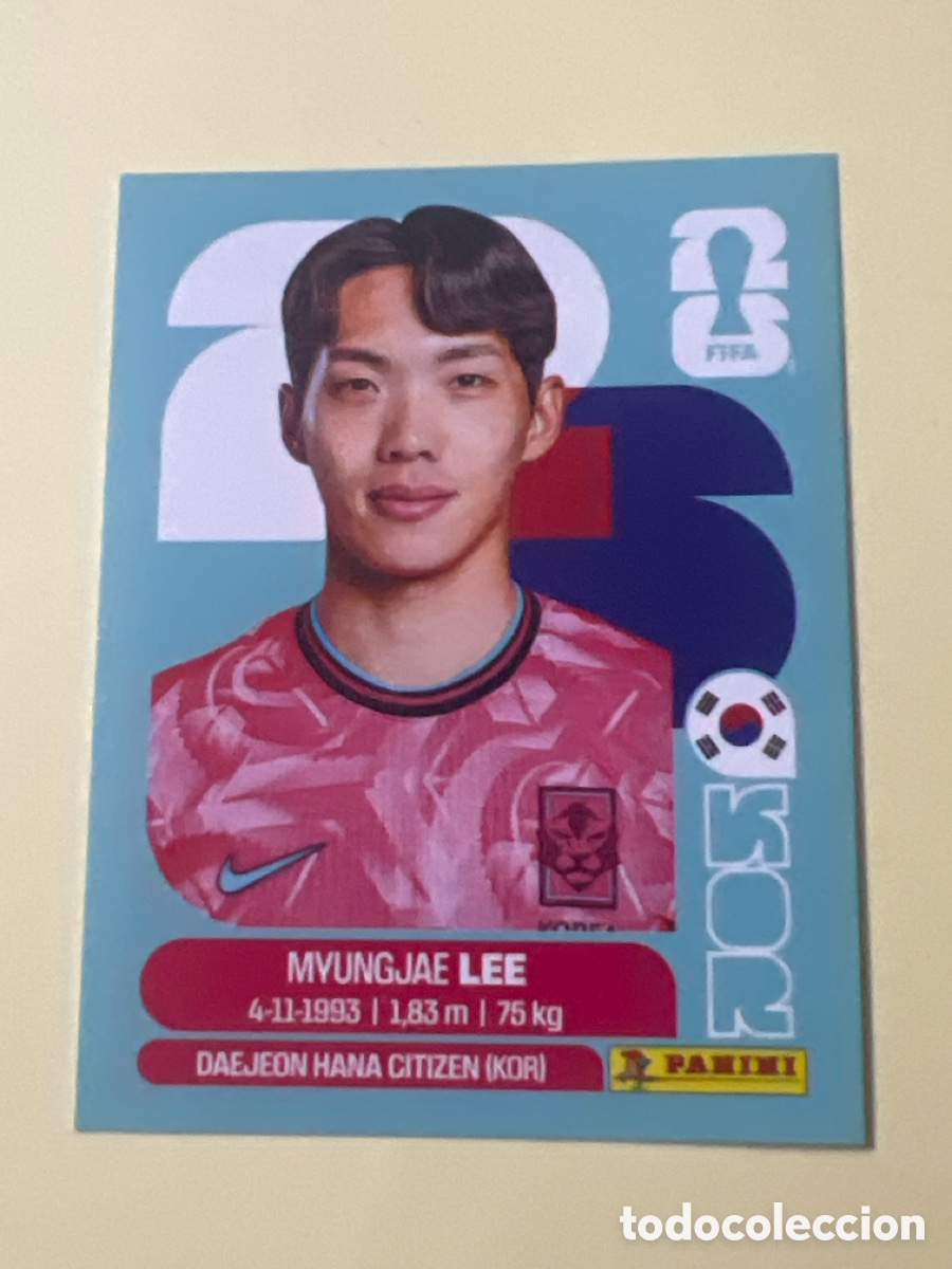Cromos de f&uacute;tbol: C5428. LEE KOR 9 STICKER MUNDIAL 2026 PANINI FIFA WORLD CUP NUEVO