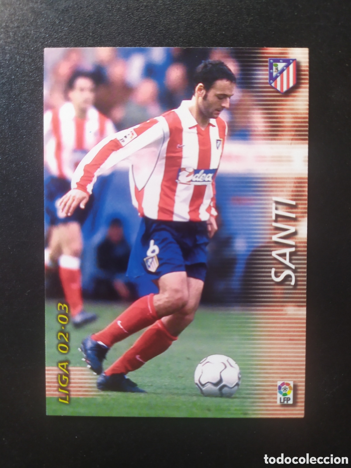 Cromos de f&uacute;tbol: Megafichas 2002 2003 02 03 Santi n&deg; 41 Atl&eacute;tico Madrid megacracks