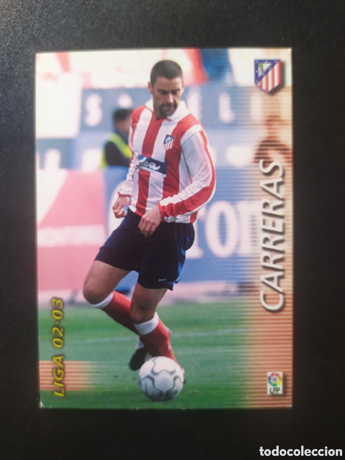 Cromos de f&uacute;tbol: Megafichas 2002 2003 02 03 panini Carreras n&ordm; 45 Atl&eacute;tico Madrid megacracks