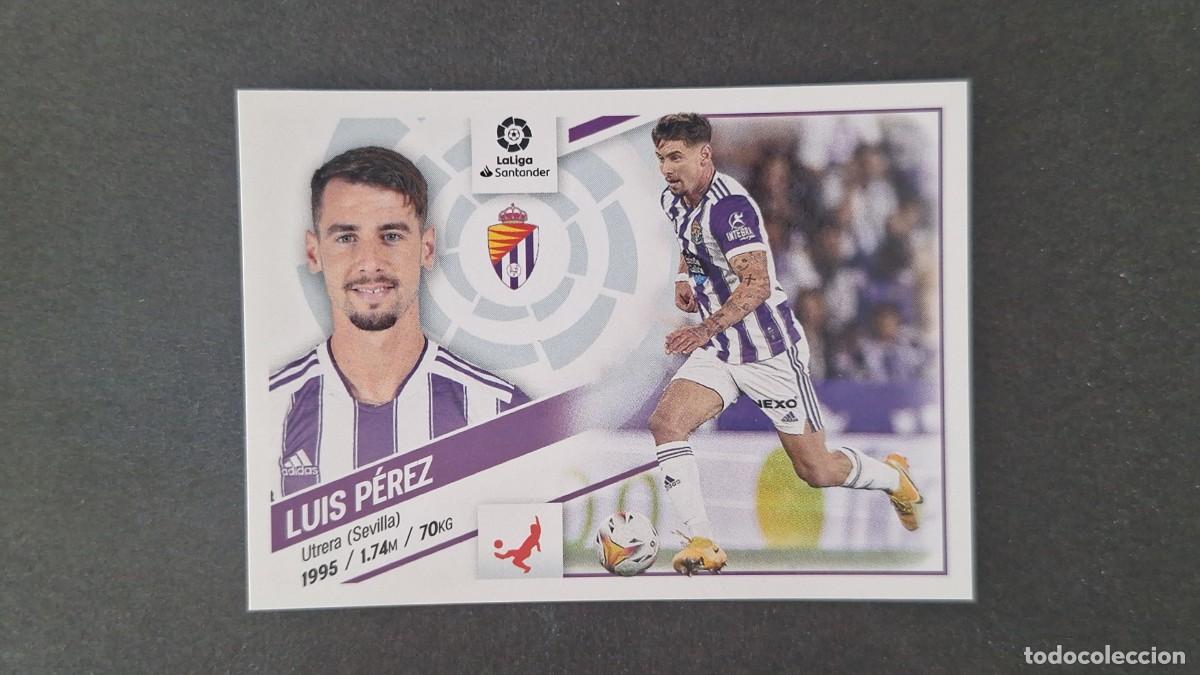 Cromos de f&uacute;tbol: L1 LUIS PEREZ REAL VALLADOLID LIGA ESTE 2022 2023 22 23 NUNCA PEGADO SIN PEGAR