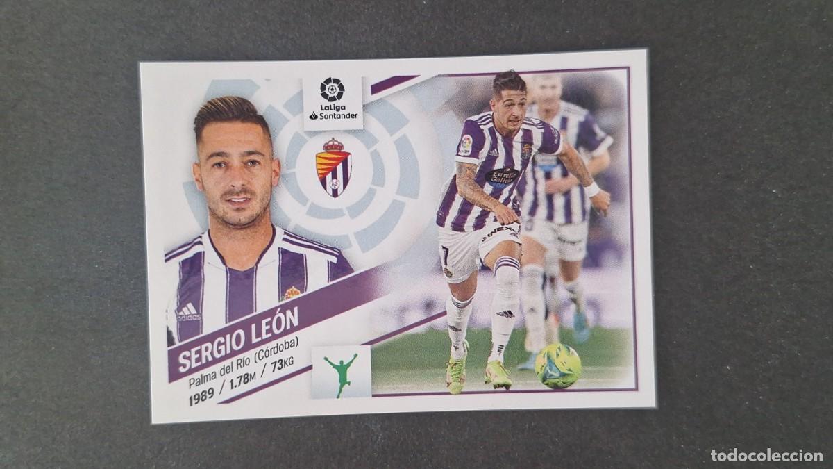 Cromos de f&uacute;tbol: L1 SERGIO LEON REAL VALLADOLID LIGA ESTE 2022 2023 22 23 NUNCA PEGADO SIN PEGAR