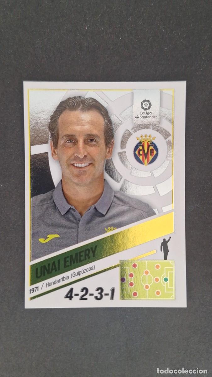 Cromos de f&uacute;tbol: L1 UNAI EMERY ENTRENADOR VILLARREAL C. F. LIGA ESTE 2022 2023 22 23 NUNCA PEGADO SIN PEGAR