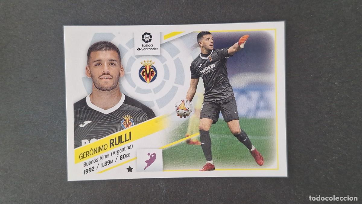 Cromos de f&uacute;tbol: L1 RULLI VILLARREAL C. F. LIGA ESTE 2022 2023 22 23 NUNCA PEGADO SIN PEGAR