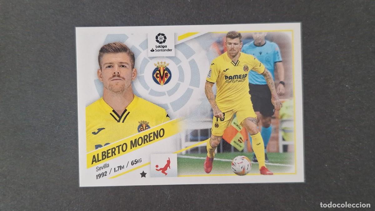 Cromos de f&uacute;tbol: L1 ALBERTO MORENO VILLARREAL C. F. LIGA ESTE 2022 2023 22 23 NUNCA PEGADO SIN PEGAR