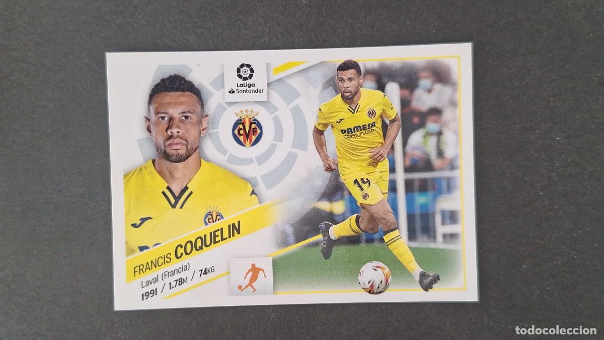 Cromos de f&uacute;tbol: L1 COQUELIN VILLARREAL C. F. LIGA ESTE 2022 2023 22 23 NUNCA PEGADO SIN PEGAR