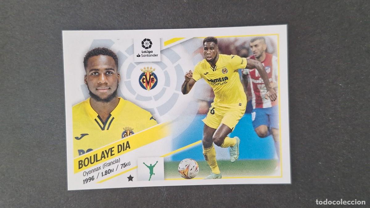 Cromos de f&uacute;tbol: L1 BOULAYE DIA VILLARREAL C. F. LIGA ESTE 2022 2023 22 23 NUNCA PEGADO SIN PEGAR