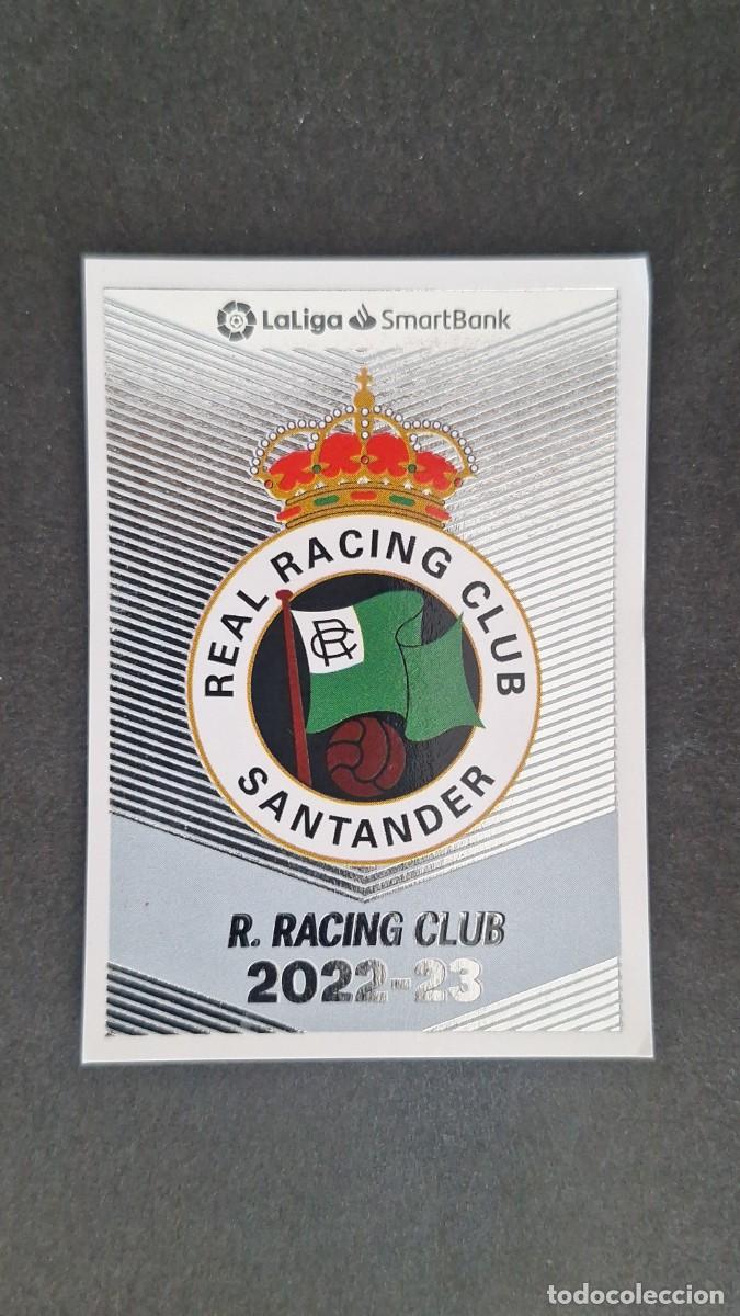 Cromos de f&uacute;tbol: L1 ESCUDO RACING DE SANTANDER 2&ordf; DIVISION SMARTBANK LIGA ESTE 2022 2023 22 23 NUNCA PEGADO SIN PEGAR
