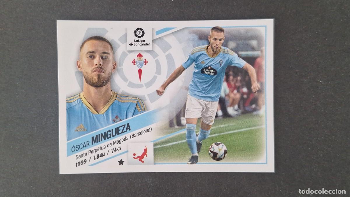 Cromos de f&uacute;tbol: L1 MINGUEZA CELTA DE VIGO LIGA ESTE 2022 2023 22 23 NUNCA PEGADO SIN PEGAR