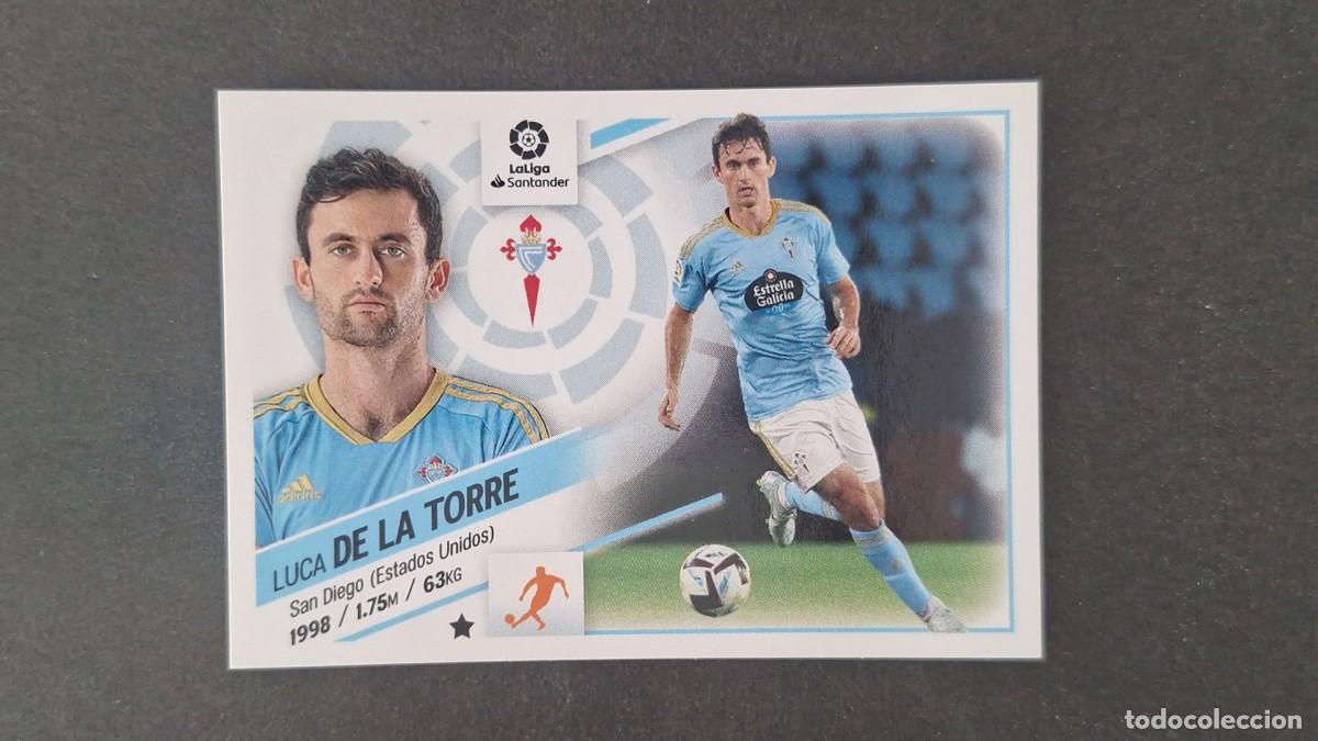 Cromos de f&uacute;tbol: L1 DE LA TORRE CELTA DE VIGO LIGA ESTE 2022 2023 22 23 NUNCA PEGADO SIN PEGAR