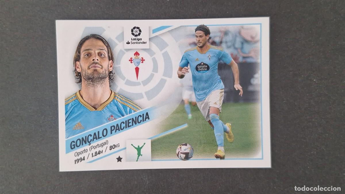 Cromos de f&uacute;tbol: L1 GON&Ccedil;ALO PACIENCIA CELTA DE VIGO LIGA ESTE 2022 2023 22 23 NUNCA PEGADO SIN PEGAR