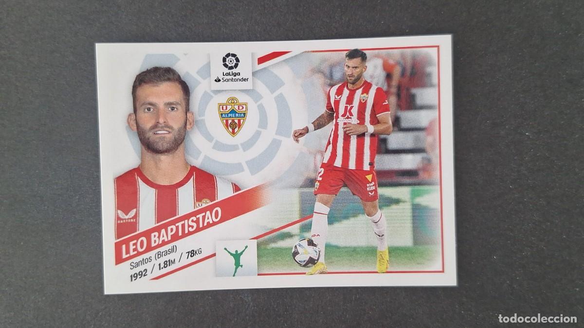 Cromos de f&uacute;tbol: L1 LEO BAPTISTAO U. D. ALMERIA COLOCA LIGA ESTE 2022 2023 22 23 NUNCA PEGADO SIN PEGAR