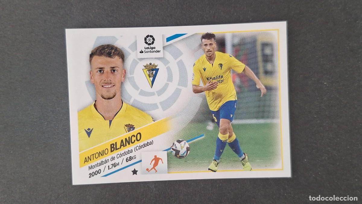 Figurine di Calcio: L1 BLANCO CADIZ C. F. COLOCA LIGA ESTE 2022 2023 22 23 NUNCA PEGADO SIN PEGAR
