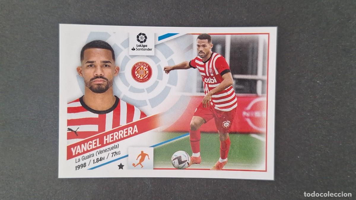 Fu&szlig;ball-Sticker: L1 YANGEL HERRERA GIRONA F. C. COLOCA LIGA ESTE 2022 2023 22 23 NUNCA PEGADO SIN PEGAR