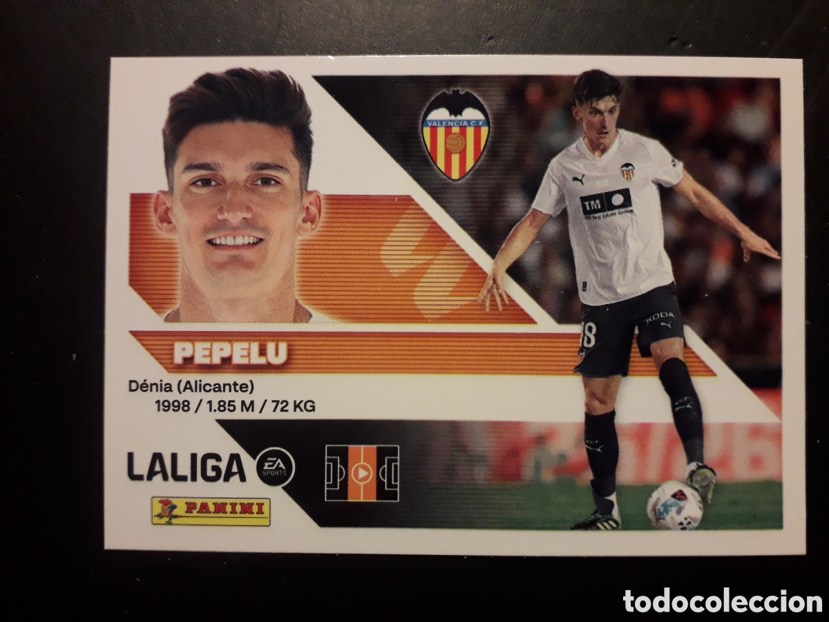 Cromos de Futebol: PEPELU VALENCIA CF N&deg; 11 ED ESTE 2026 2027 26 27 SIN PEGAR PEDIDO M&Iacute;NIMO 3&euro;