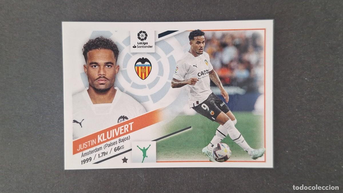 Cromos de f&uacute;tbol: L1 KLUIVERT VALENCIA C. F. COLOCA LIGA ESTE 2022 2023 22 23 NUNCA PEGADO SIN PEGAR