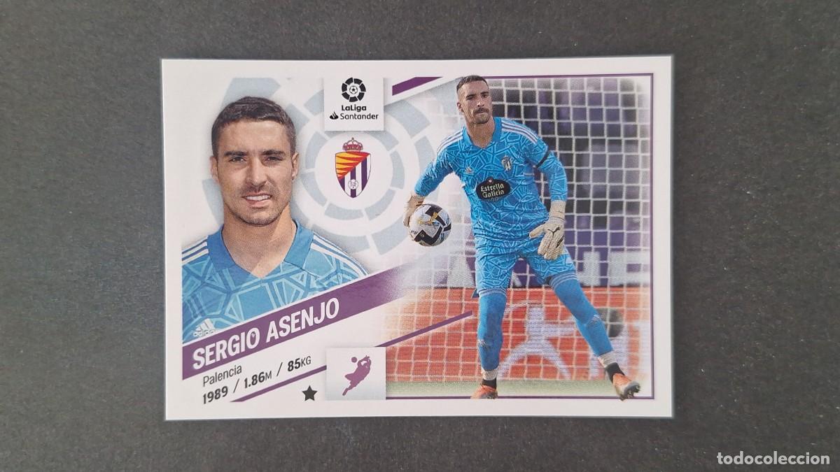 Cromos de f&uacute;tbol: L1 SERGIO ASENJO REAL VALLADOLID COLOCA LIGA ESTE 2022 2023 22 23 NUNCA PEGADO SIN PEGAR