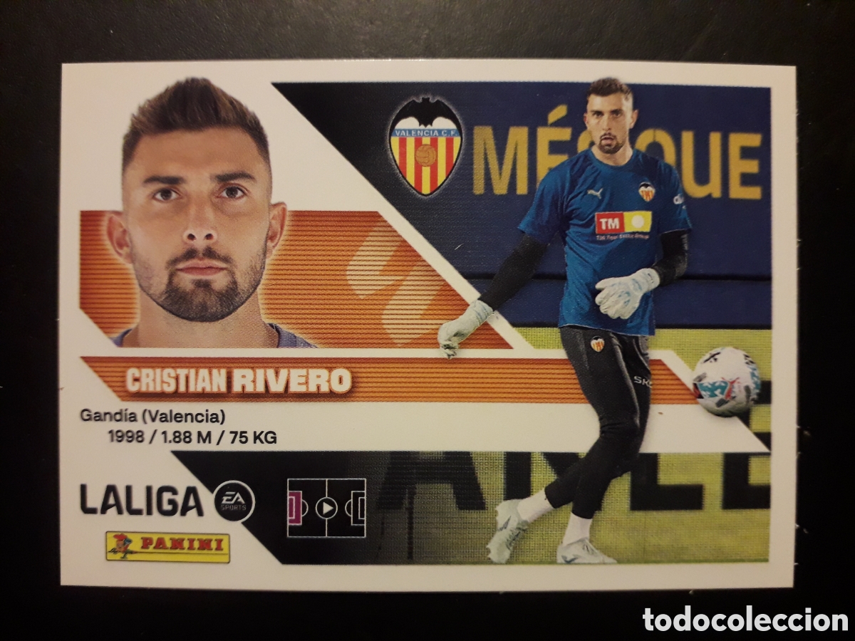 Cromos de f&uacute;tbol: RIVERO VALENCIA CF N&deg; 4 ED ESTE 2026 2027 26 27 SIN PEGAR PEDIDO M&Iacute;NIMO 3&euro;