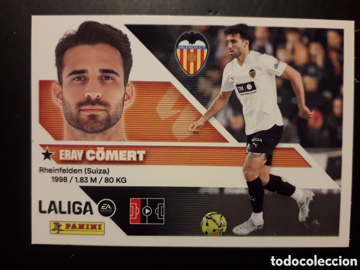 Cromos de f&uacute;tbol: C&Ouml;MERT VALENCIA CF N&deg; 8A ED ESTE 2026 2027 26 27 SIN PEGAR PEDIDO M&Iacute;NIMO 3&euro;