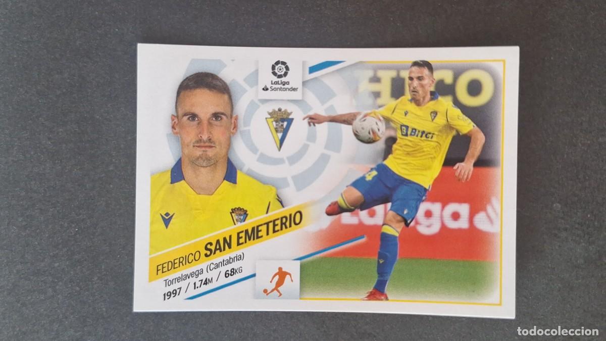 Cromos de f&uacute;tbol: L1 SAN EMETERIO CADIZ C. F. COLOCA LIGA ESTE 2022 2023 22 23 NUNCA PEGADO SIN PEGAR
