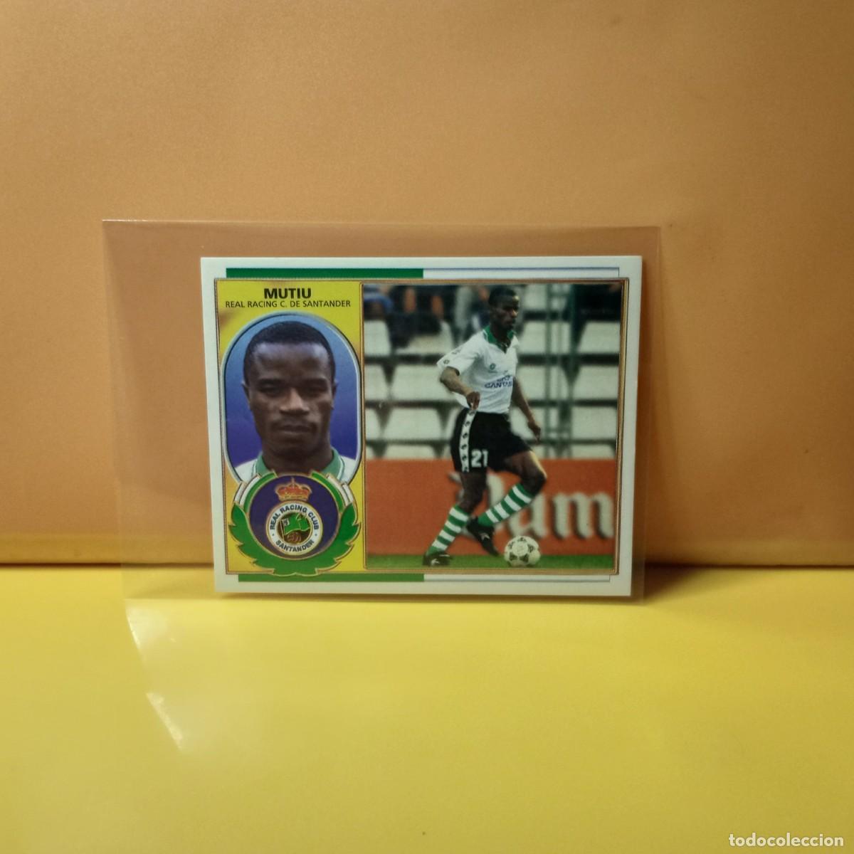 Cromos de f&uacute;tbol: EDICIONES ESTE 1996 1997 96 97 RACING DE SANTANDER MUTIU (BAJA)