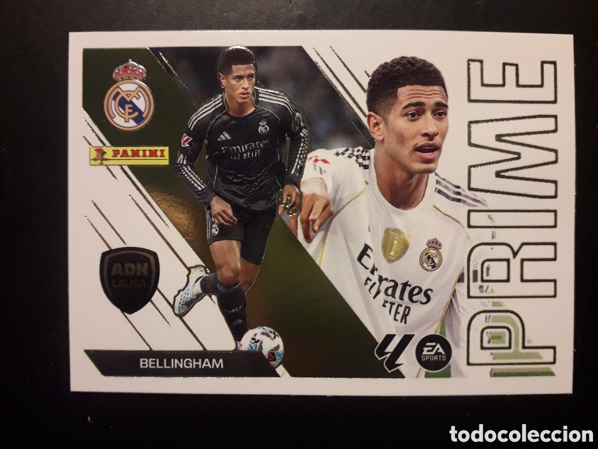 Cromos de f&uacute;tbol: BELLINGHAM, REAL MADRID N&deg; 2 ED ESTE 2026 2027 26 27 ADN LALIGA PRIME, SIN PEGAR PEDIDO M&Iacute;NIMO 3&euro;