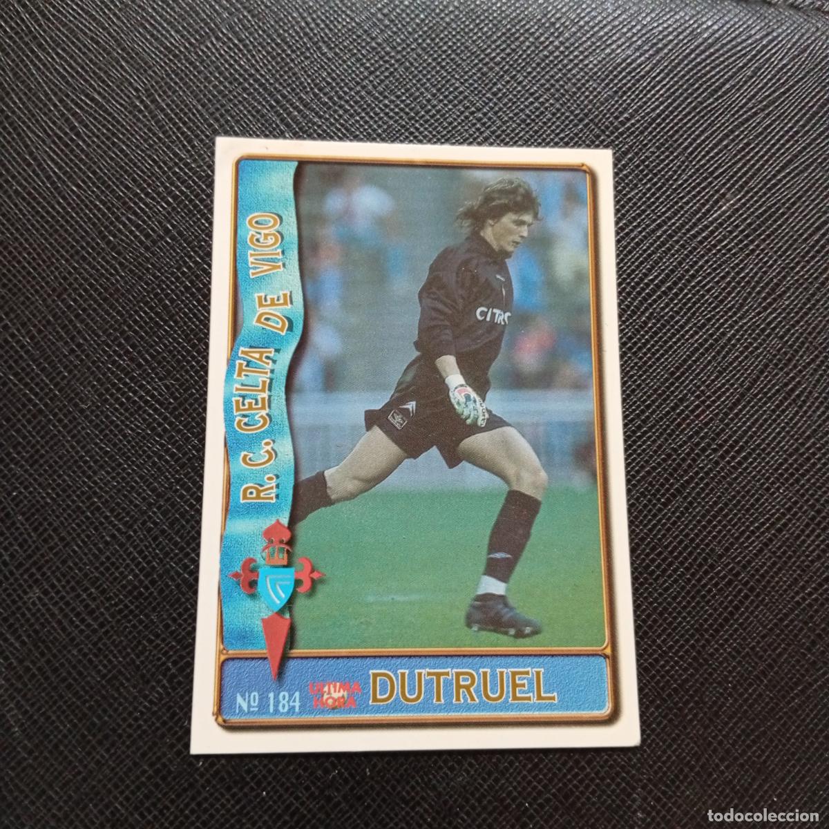 Cromos de f&uacute;tbol: 184 DUTRUEL CELTA MUNDICROMO 1996 1997 CROMO FUTBOL LIGA 96 97 - A207 PG222 ULTIMA HORA
