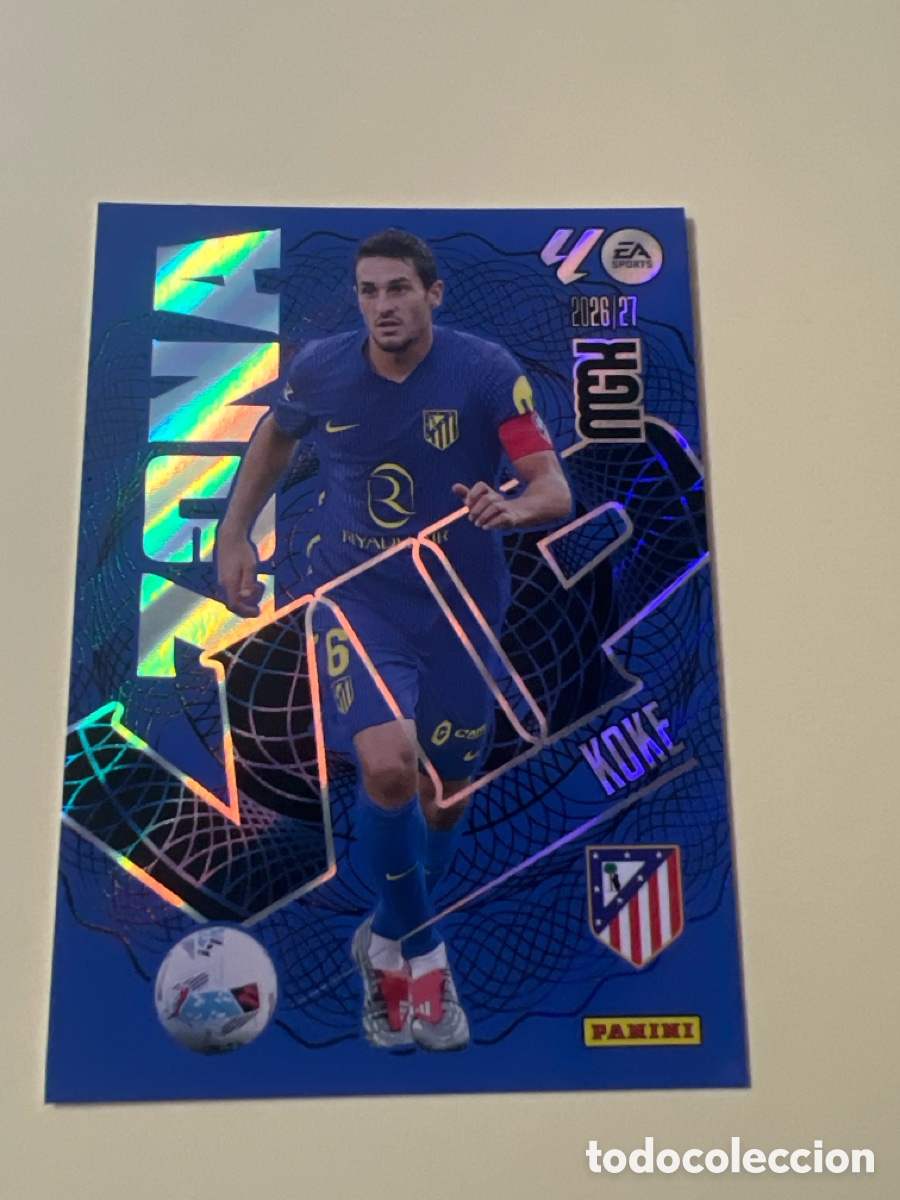 Cromos de f&uacute;tbol: C5520. 400 KOKE ATLETICO DE MADRID ZONA VIP MEGACRACKS LIGA 2026 2027 26 27