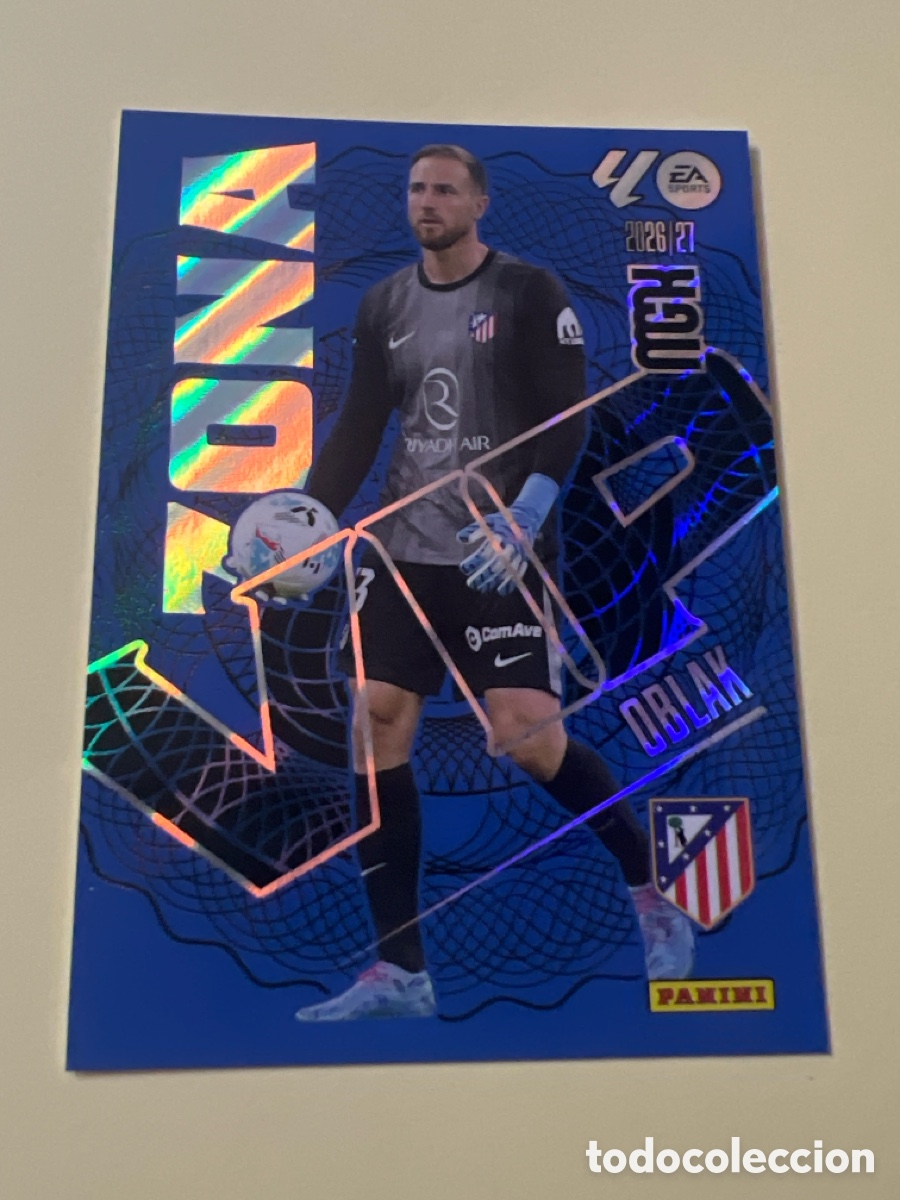 Cromos de f&uacute;tbol: C5521. 403 OBLAK ATLETICO DE MADRID ZONA VIP MEGACRACKS LIGA 2026 2027 26 27