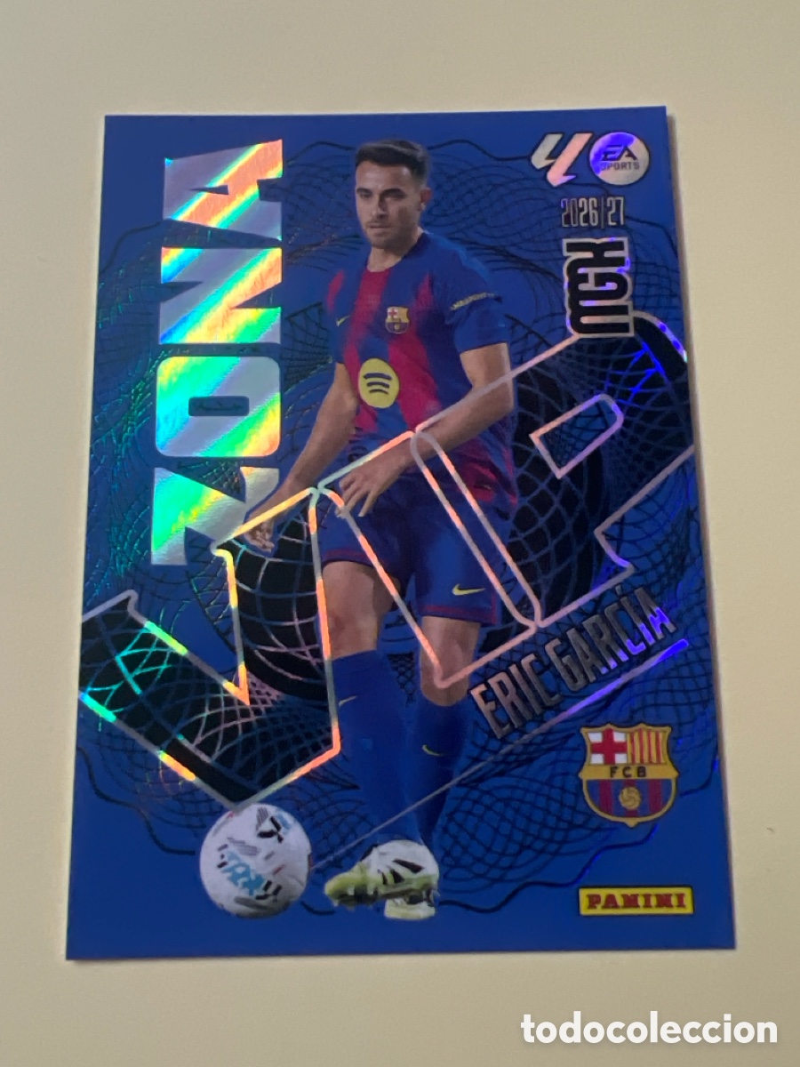 Cromos de f&uacute;tbol: C5522. 393 ERIC GARCIA BARCELONA ZONA VIP MEGACRACKS LIGA 2026 2027 26 27