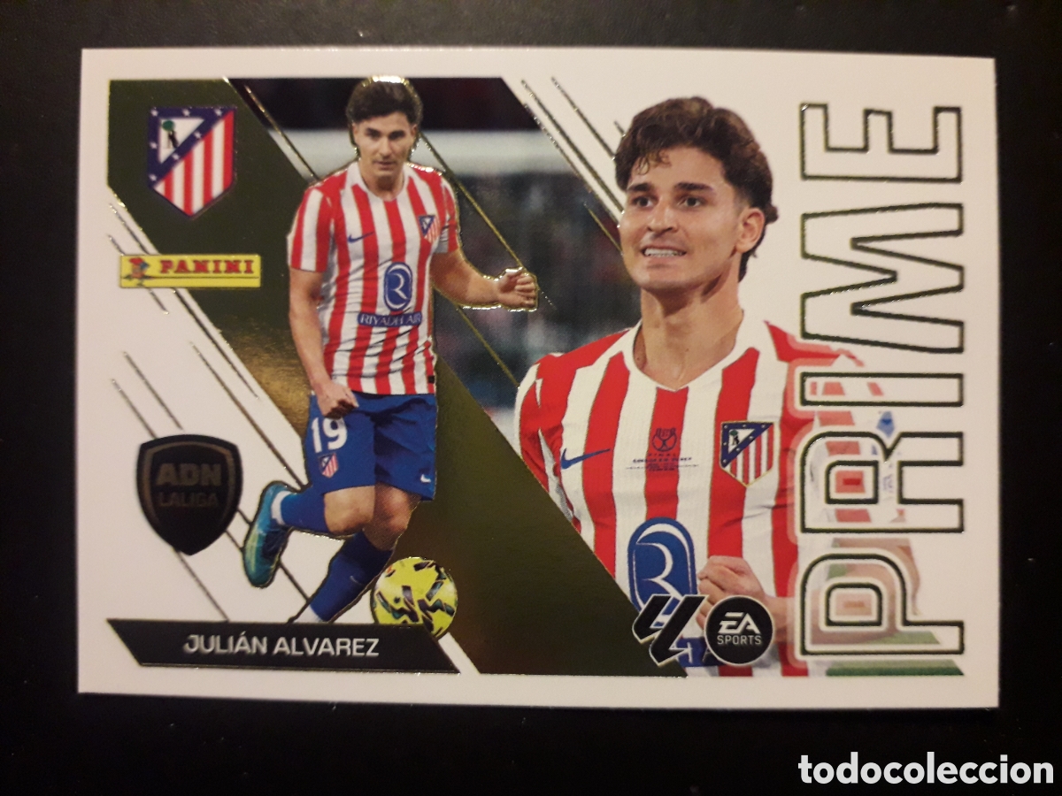 Cromos de f&uacute;tbol: JULI&Aacute;N &Aacute;LVAREZ AT MADRID N&deg; 5 ED ESTE 2026 2027 26 27 ADN LALIGA PRIME, SIN PEGAR PEDIDO M&Iacute;NIMO 3&euro;.
