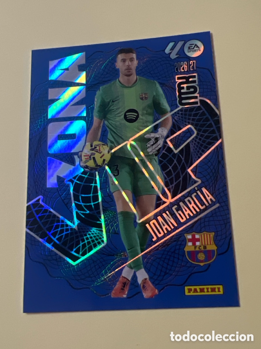 Cromos de f&uacute;tbol: C5523. 399 JOAN GARCIA BARCELONA ZONA VIP MEGACRACKS LIGA 2026 2027 26 27