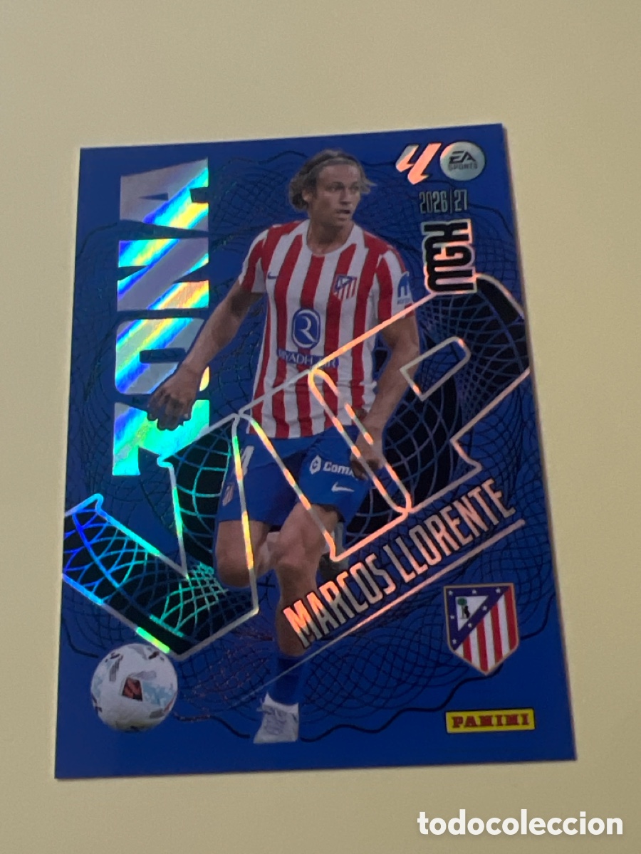 Cromos de f&uacute;tbol: C5524. 401 MARCOS LLORENTE ATLETICO DE MADRID ZONA VIP MEGACRACKS LIGA 2026 2027 26 27