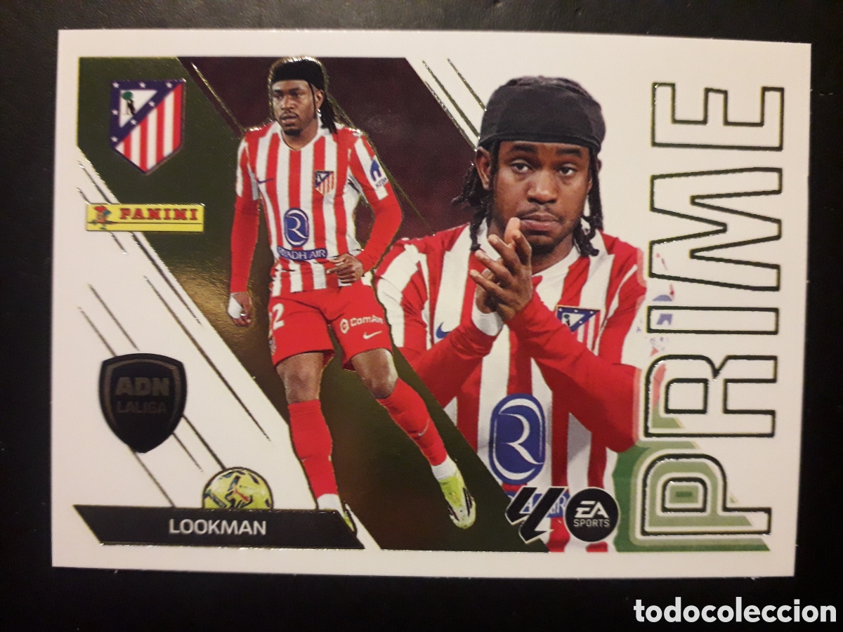 Cromos de f&uacute;tbol: LOOKMAN AT MADRID N&deg; 7 ED ESTE 2026 2027 26 27 ADN LALIGA PRIME, SIN PEGAR PEDIDO M&Iacute;NIMO 3&euro;