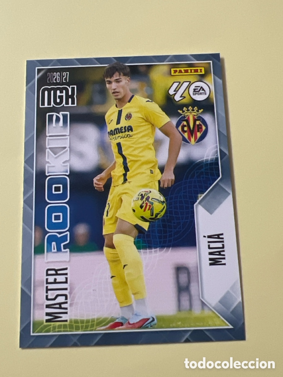 Cromos de f&uacute;tbol: C5525. 417 MACIA VILLARREAL MASTER ROOKIE MEGACRACKS LIGA 2026 2027 26 27