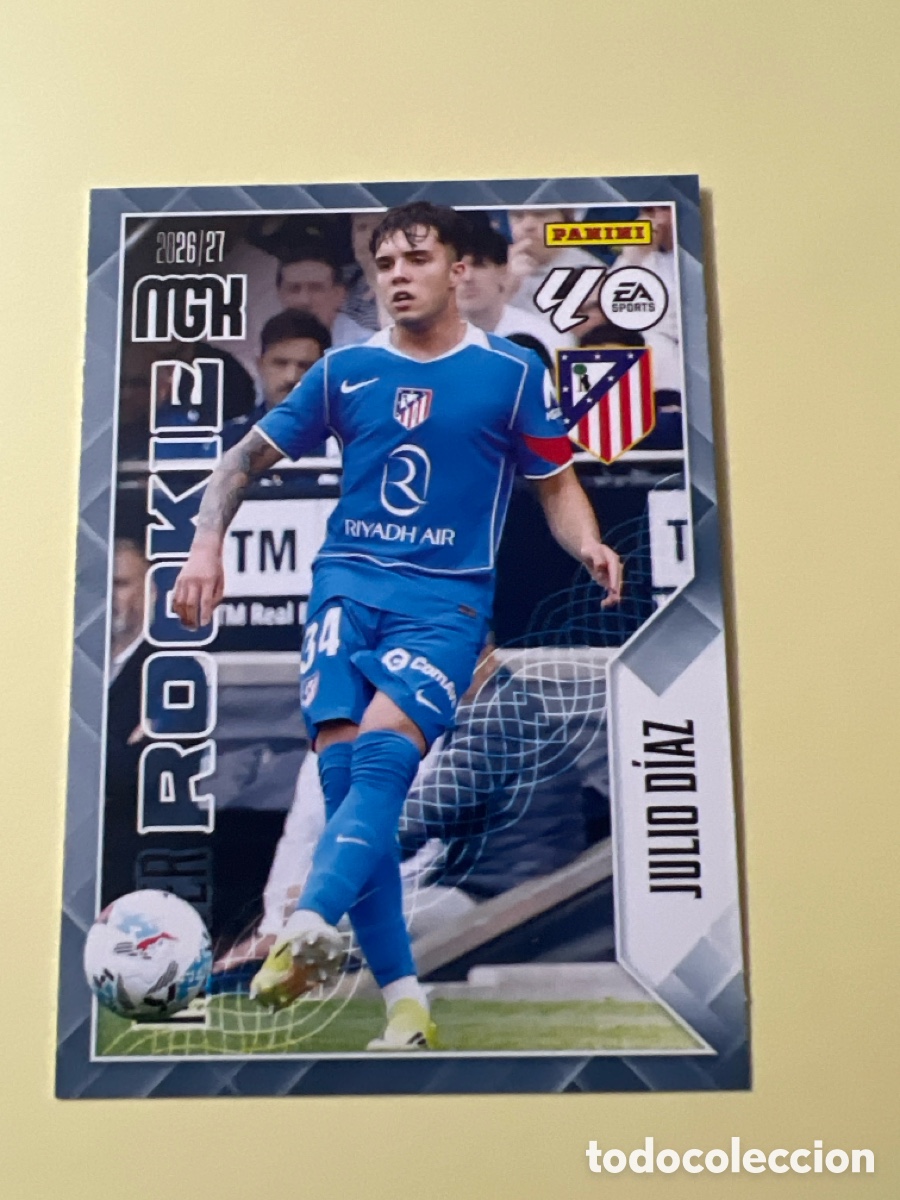 Cromos de f&uacute;tbol: C5531. 415 JULIO DIAZ ATLETICO MADRID MASTER ROOKIE MEGACRACKS LIGA 2026 2027 26 27