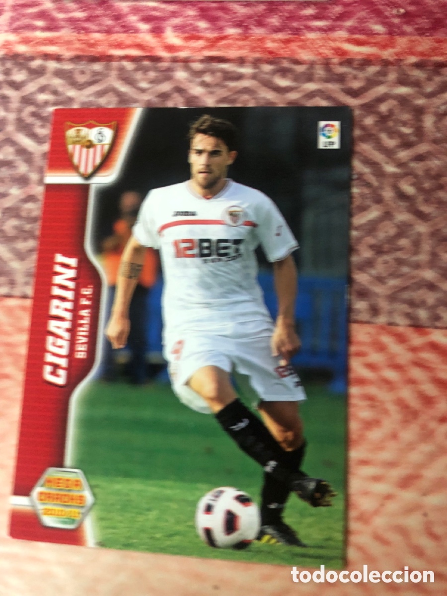 Cromos de f&uacute;tbol: Megacracks 2010 2011 nueva ficha 282 bis cigarini Sevilla