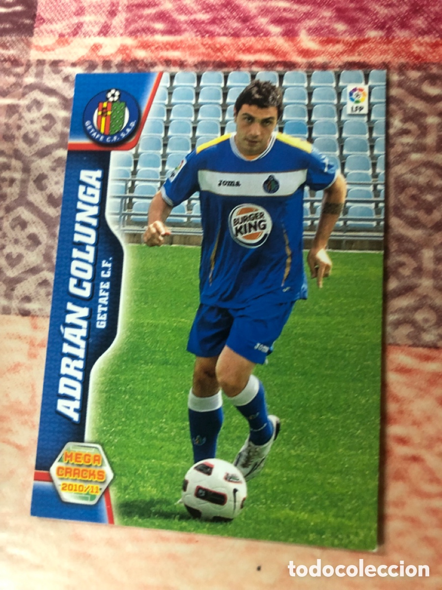 Cromos de f&uacute;tbol: Megacracks 2010 2011 nuevo fichaje 471 Adri&aacute;n colunga Getafe