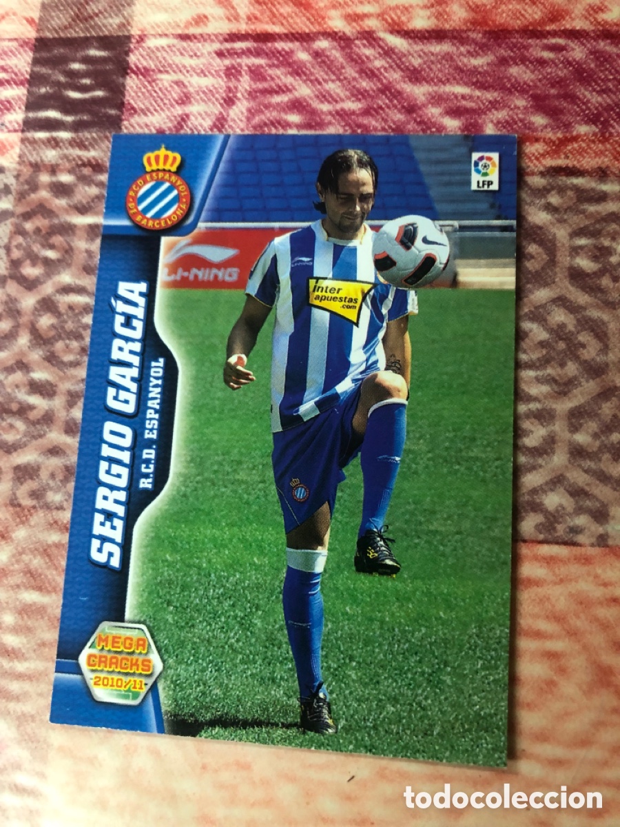 Cromos de f&uacute;tbol: Megacracks 2010 2011 nuevo fichaje 485 Sergio Garc&iacute;a espa&ntilde;ol