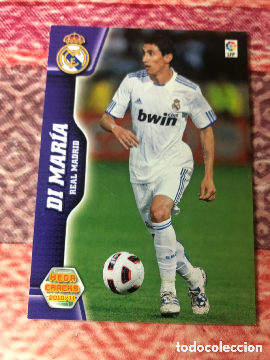 Cromos de f&uacute;tbol: Megacracks 2010 2011 nuevo fichaje 464 di Mar&iacute;a real Madrid